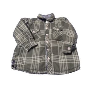 Unisex Kids Eddie Bauer‎ Fleece Lined Shacket Size 12 Months Outdoors Classic